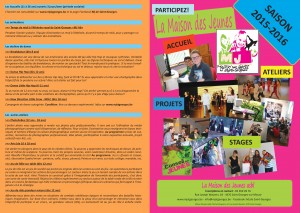 Brochure rentrée 2015 Pages 1-4